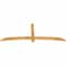Ekena Millwork Bellingham Rough Sawn Timber Gable Bracket, Western Red Cedar, 84"W x 31"H x 2"D x 4"F, 9/12 Pitch GBW084X31X0204BEL00RWR - alternate 3